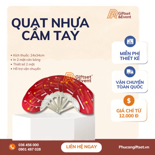Quạt nhựa cầm tay