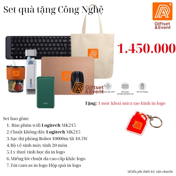 Set quà tặng công nghệ 8