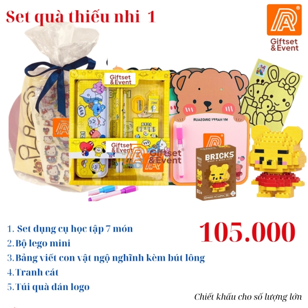 SET QUÀ THIẾU NHI MẪU 1