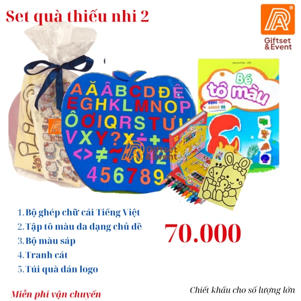 SET QUÀ THIẾU NHI MẪU 6
