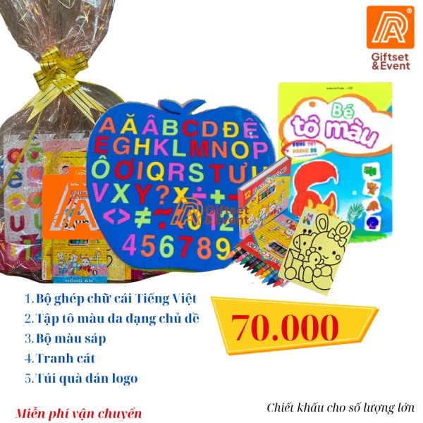 SET QUÀ THIẾU NHI MẪU 12