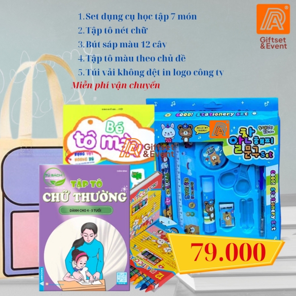 SET QUÀ THIẾU NHI MẪU 15