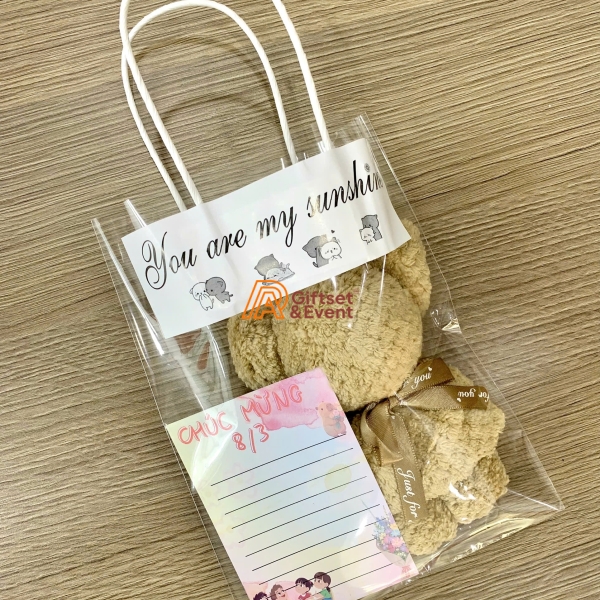 Set quà 8/3 Khăn Gấu